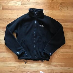 Black Women’s North Face Fleece Zip-Up